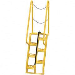 Vestil - 90" High 350 Lb Capacity 7 Step Alternating Tread Stair - Makers Industrial Supply