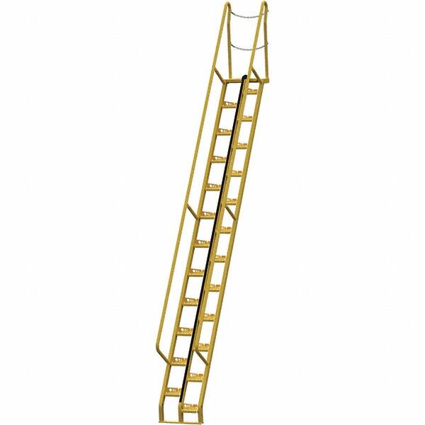 Vestil - 210-3/8" High 350 Lb Capacity 24 Step Alternating Tread Stair - Makers Industrial Supply