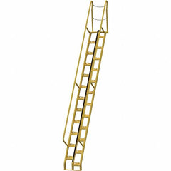 Vestil - 210-3/8" High 350 Lb Capacity 24 Step Alternating Tread Stair - Makers Industrial Supply