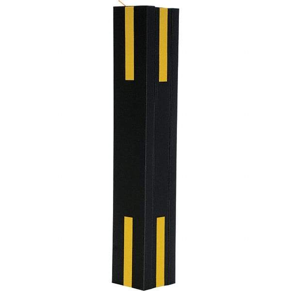 Vestil - 6" High, Column Protector - Fits 6" Columns, Black - Makers Industrial Supply