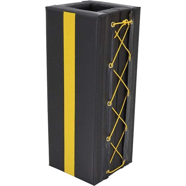 Vestil - 3" High, Column Protector - Fits 8" Columns, Black - Makers Industrial Supply