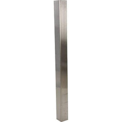 Vestil - 3-1/2" Long, Steel Corner Guard - Silver - Makers Industrial Supply