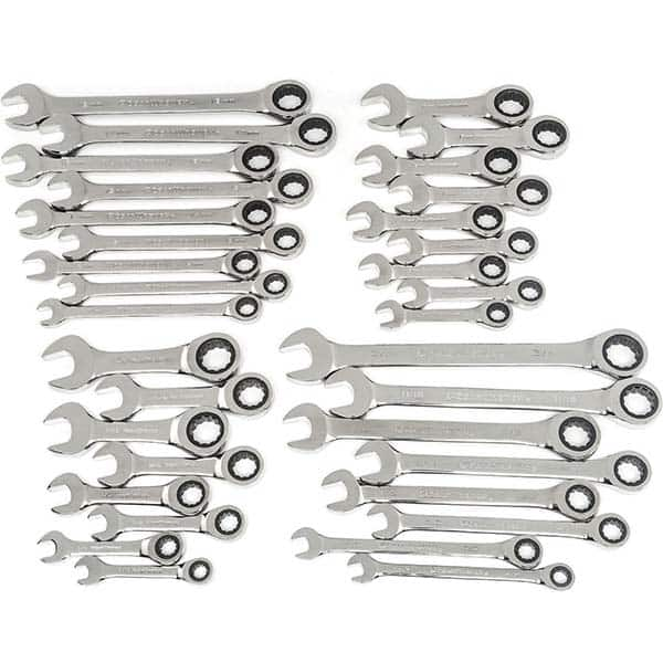 GearWrench - Wrench Sets Tool Type: Ratchet System of Measurement: Inch/Metric - Makers Industrial Supply