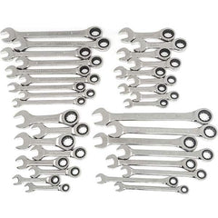 GearWrench - Wrench Sets Tool Type: Ratchet System of Measurement: Inch/Metric - Makers Industrial Supply