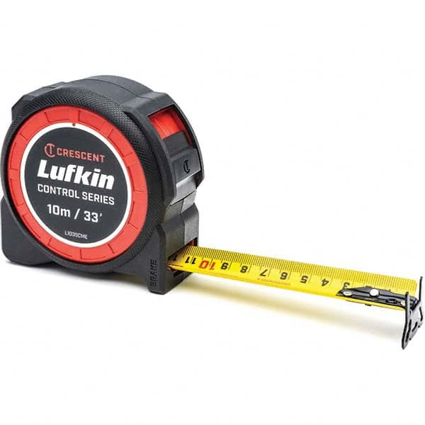 Lufkin - 33' x 1-3/16" Yellow/Black Blade Tape Measure - Makers Industrial Supply