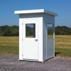 Panel Built - 6' Long x 6' Wide x 8' High, Guard Booth - Makers Industrial Supply