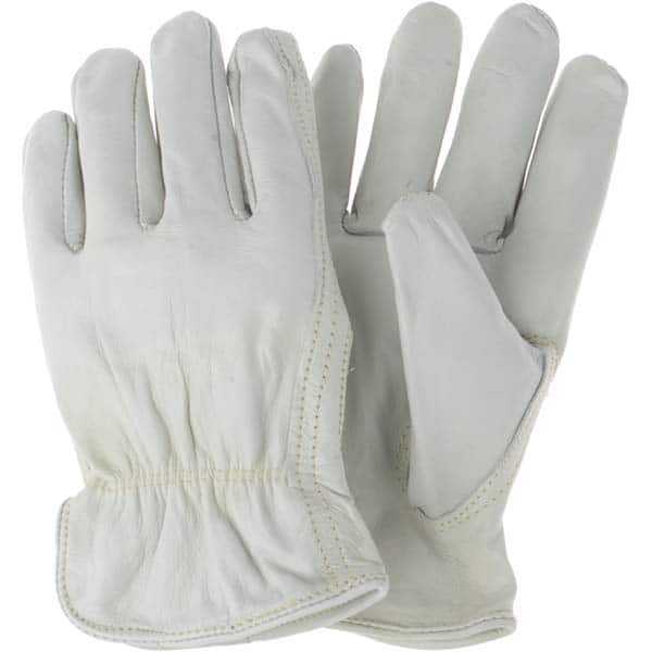 MCR Safety - Size L Leather Abrasion Protection Work Gloves - Makers Industrial Supply