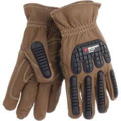 MCR Safety - Arc Flash & Flame Protection Gloves Protection Type: Arc Flash Material Type: Leather or Synthetic Leather - Makers Industrial Supply