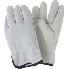 MCR Safety - Size XL Leather Abrasion Protection Work Gloves - Makers Industrial Supply