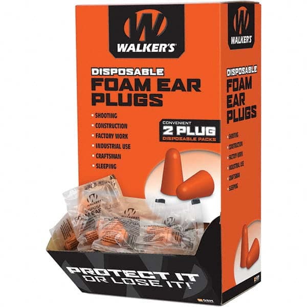 Walkers - Earplugs Disposable or Reusable: Disposable Style: Uncorded - Makers Industrial Supply