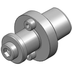 WTO - Modular Tool Holding System Adapters; Modular System Size: 3/4 ; Taper Size: C3 ; Projection (mm): 34 ; Through Coolant: Yes - Exact Industrial Supply