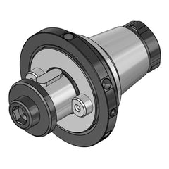 WTO - Modular Tool Holding System Adapters; Modular System Size: 1 ; Taper Size: ER40QF ; Projection (mm): 27 ; Through Coolant: Yes - Exact Industrial Supply