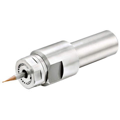 CoolSpeed - Fluid & Air-Mist High-Speed Spindles; Drive Type: Coolant/Cutting Oil ; RPM: 75000.000 ; Compatible Tool Size: 3mm; 4mm; 6mm ; Shaft Diameter: 22.000 (mm); Wattage: 300.000 ; Operating Pressure Range (psi): 145-870 - Exact Industrial Supply