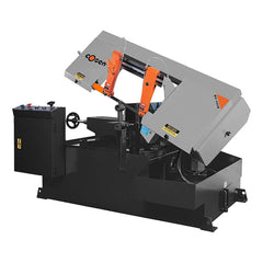 Cosen - Horizontal Bandsaws; Machine Style: Manual ; Drive Type: Step Pulley ; Angle of Rotation: 45; 90 ; Maximum Capacity (Rectangular) (Inch): 9.1 X 18.1 ; Maximum Capacity (Rounds) (Inch): 10 ; Phase: 3 - Exact Industrial Supply