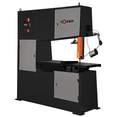 Cosen - Vertical Bandsaws; Drive Type: Variable Frequency ; Throat Capacity (Decimal Inch): 36.0000 ; Height Capacity (Inch): 13 ; Phase: 3 ; Blade Width (Inch): 1-1/4 ; Blade Speeds (SFPM): 100 - Exact Industrial Supply