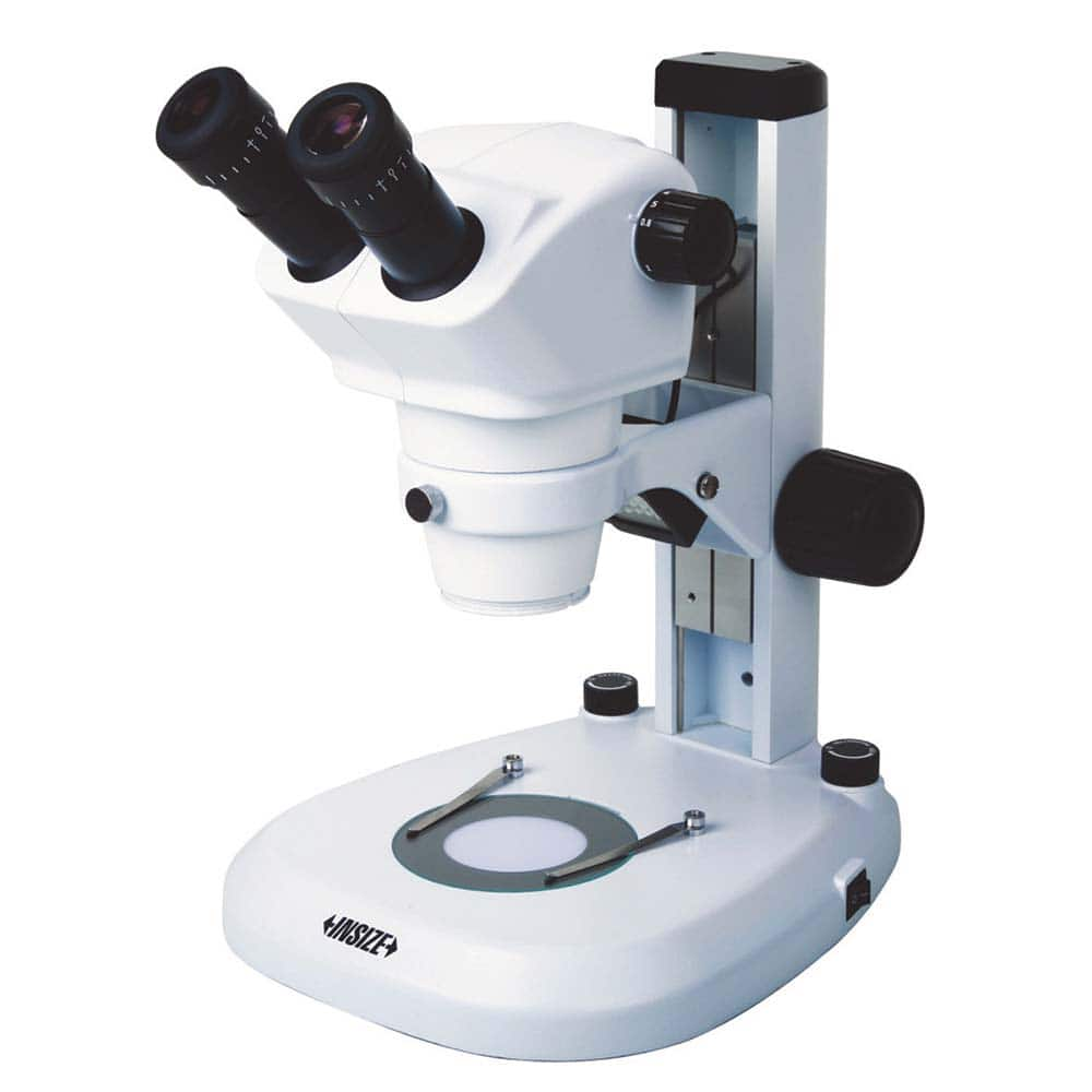 Insize USA LLC - Microscopes; Microscope Type: Stereo ; Minimum Magnification: 8x ; Maximum Magnification: 50x ; Eyepiece Type: Binocular ; Light Source: LED ; Eyepiece Magnification: 10x - Exact Industrial Supply