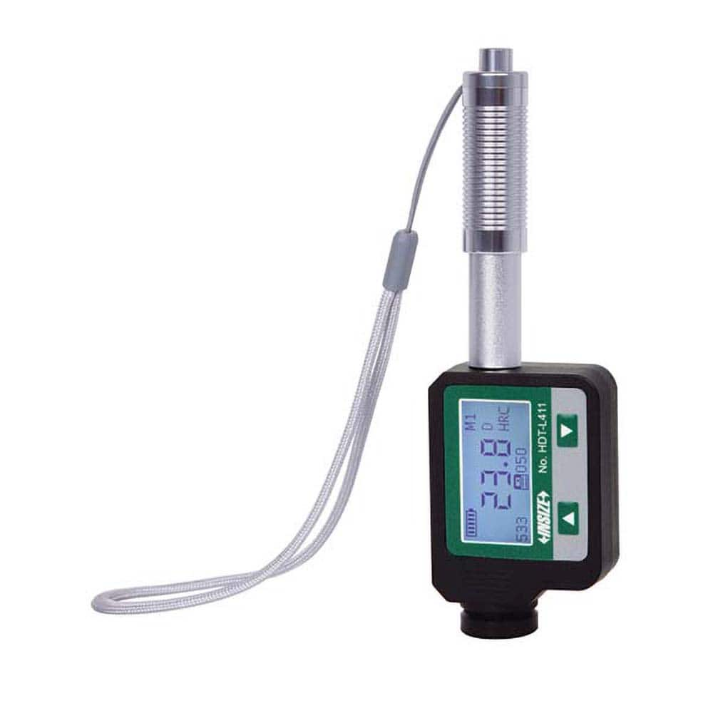 Insize USA LLC - Portable Electronic Hardness Testers; Scale Type: Leeb ; Minimum Hardness: 100 HL ; Maximum Hardness: 960 HL ; Hardness Range: 100 to 960 HL ; Power Source: AAA Batteries ; Battery Type: AAA - Exact Industrial Supply