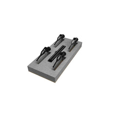 Phillips Precision - CMM Accessories; Accessory Type: Hold Down Clamp ; For Use With: All Types ; Material: Aluminum ; Thread Size: 1/4-20 ; Includes: Shafts & Clamps ; Series: Inspection Arsenal? - Exact Industrial Supply