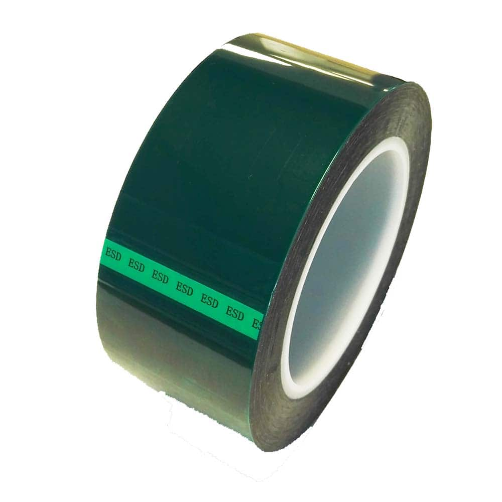 Bertech - Anti-Static Equipment Accessories; Type: ESD Polyester Tape ; Backing Material: Polyester (Film) ; Series: ESDGPT ; Tape Width (Inch): 9 ; Tape Length (Feet): 216.00 ; Tape Length (yd): 72.00 - Exact Industrial Supply