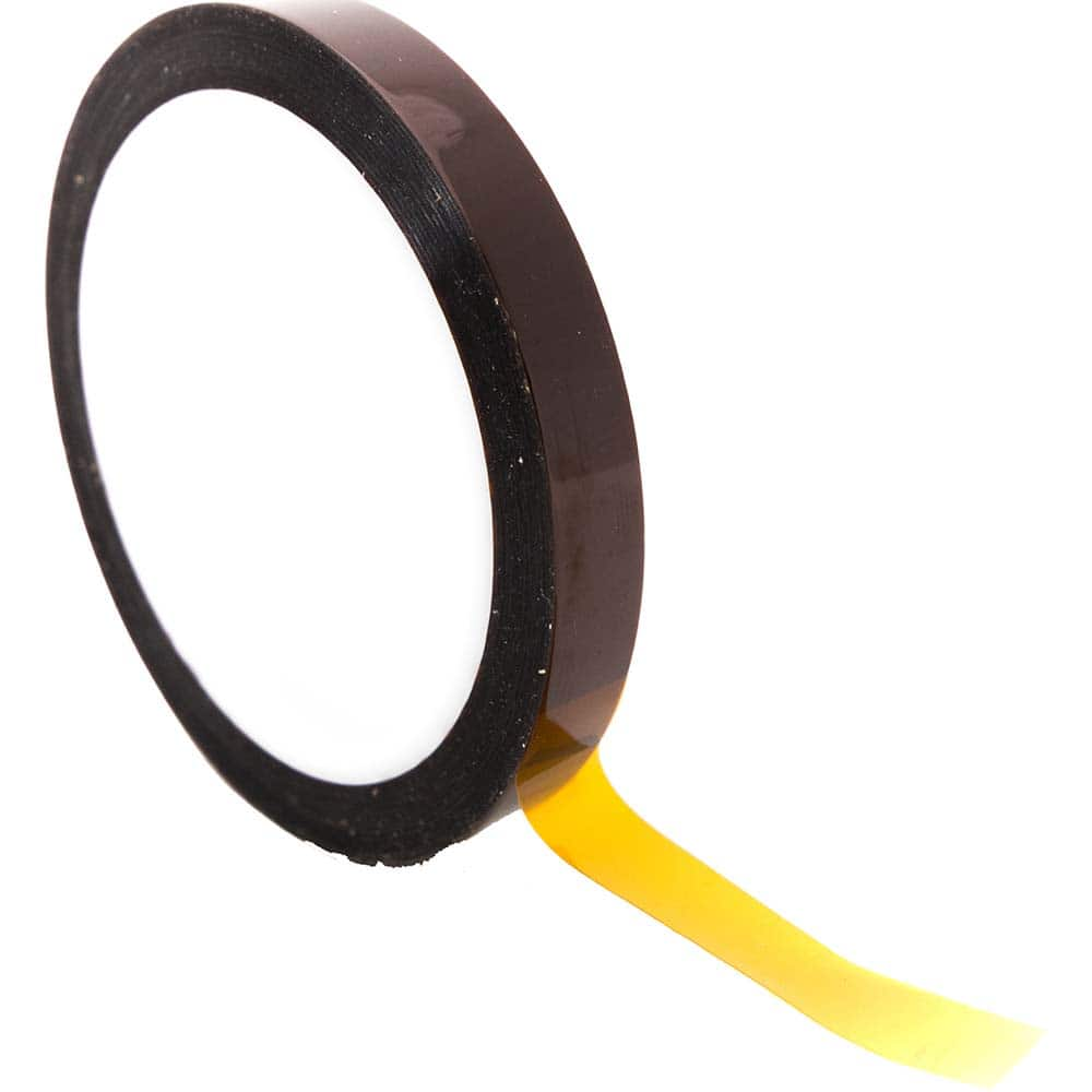 Bertech - Film Tape; Material Type: Polyimide ; Thickness (mil): 3.5000 ; Color: Amber ; Adhesive Material: Silicone ; Width (Inch): 13/16 ; Length (Feet): 108.000 - Exact Industrial Supply