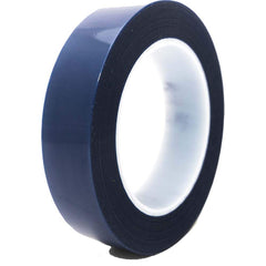 Bertech - Masking & Painters Tape; Tape Type: High Temperature Masking Tape ; Material Type: Polyester Film ; Width (Inch): 15/16 ; Length (Feet): 216.000 ; Length (yd): 72.00 ; Color: Blue - Exact Industrial Supply