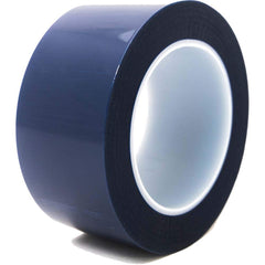 Bertech - Masking & Painters Tape; Tape Type: High Temperature Masking Tape ; Material Type: Polyester Film ; Width (Inch): 2-1/4 ; Length (Feet): 216.000 ; Length (yd): 72.00 ; Color: Blue - Exact Industrial Supply