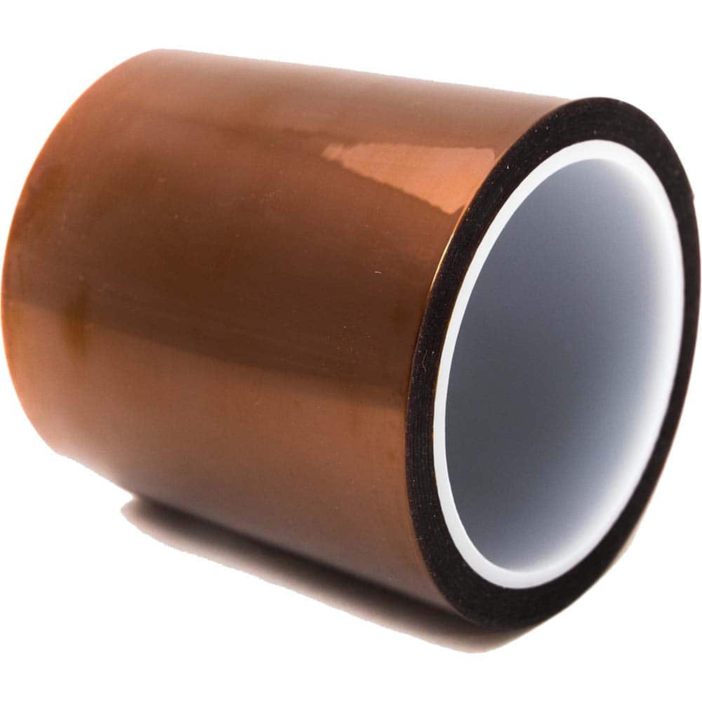 Bertech - Film Tape; Material Type: Polyimide ; Thickness (mil): 2.5000 ; Color: Amber ; Adhesive Material: Silicone ; Width (Inch): 3.94 ; Width (mm): 100.00 - Exact Industrial Supply