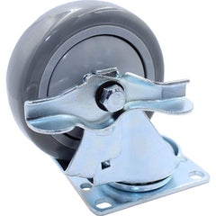 Snap-Loc - Specialty Casters; Type: Caster ; Style: Swivel w/Brake ; Mount: Stem ; Load Capacity (Lb.): 375.000 ; Wheel Diameter: 4 (Inch); Wheel Width: 1-1/8 (Inch) - Exact Industrial Supply