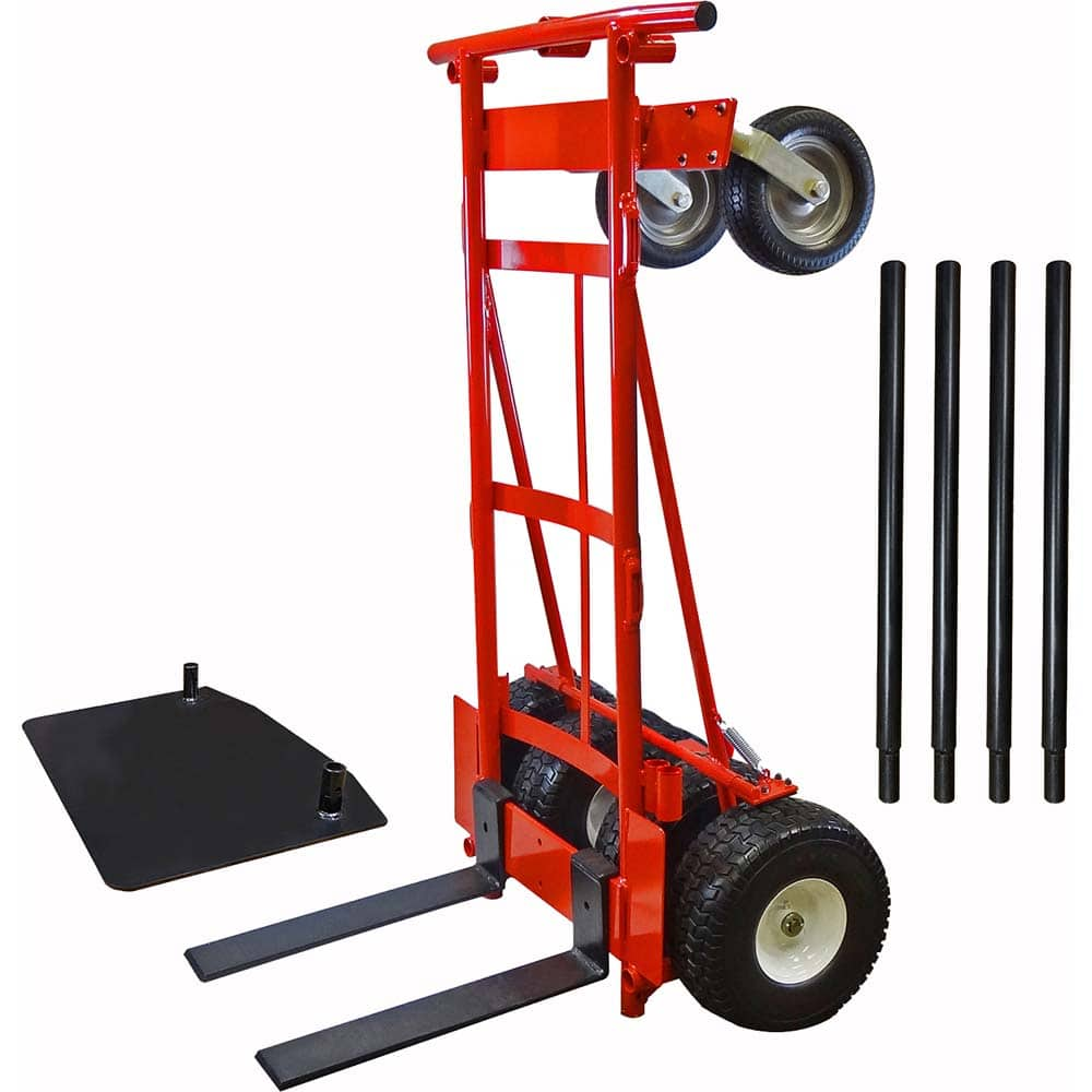 Snap-Loc - Hand Trucks; Type: Hand Truck ; Load Capacity (Lb.): 2000.000 ; Handle Type: Steel ; WheelType: Rubber ; Overall Height (Inch): 62 ; Material: Steel - Exact Industrial Supply