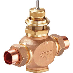 Johnson Controls - Temperature Control Valves; End Connections: Sweat ; Pipe Size: 3/4 - Exact Industrial Supply