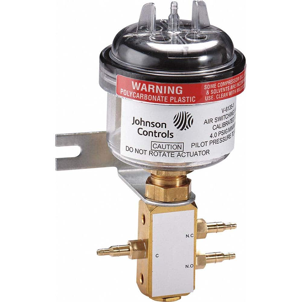 Johnson Controls - Temperature Control Valves; End Connections: Barb x Barb ; Pipe Size: 1/4 - Exact Industrial Supply