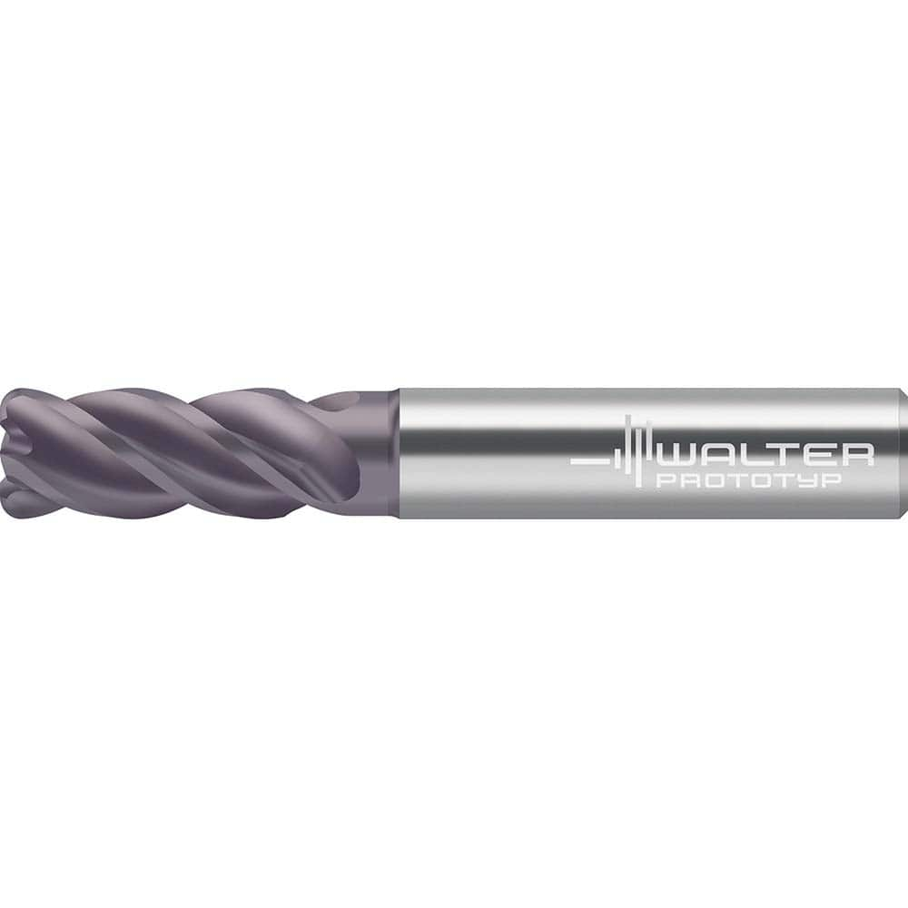 Corner Radius End Mill Head: 4 Flutes Solid Carbide