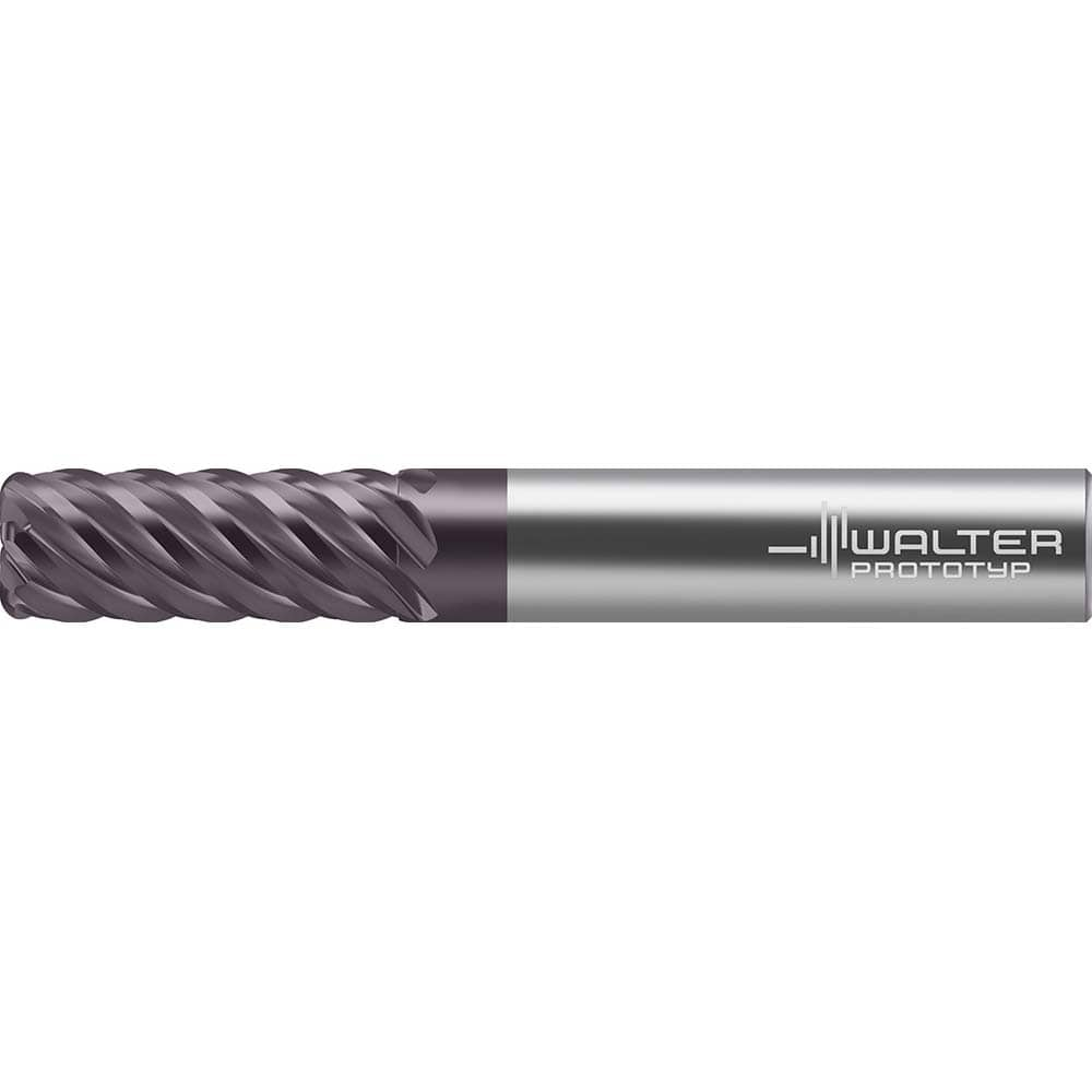 Corner Radius End Mill Head: 6 Flutes Solid Carbide