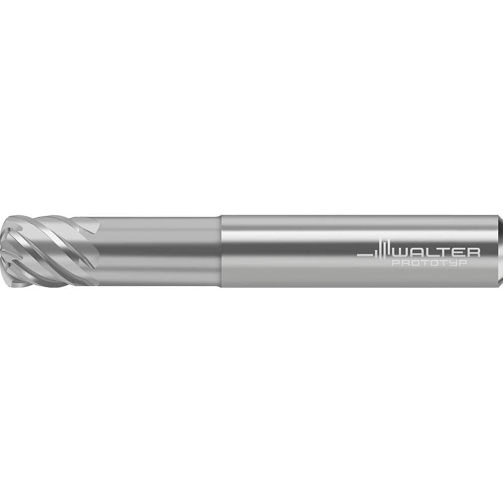 Corner Radius End Mill Head: 6 Flutes Solid Carbide