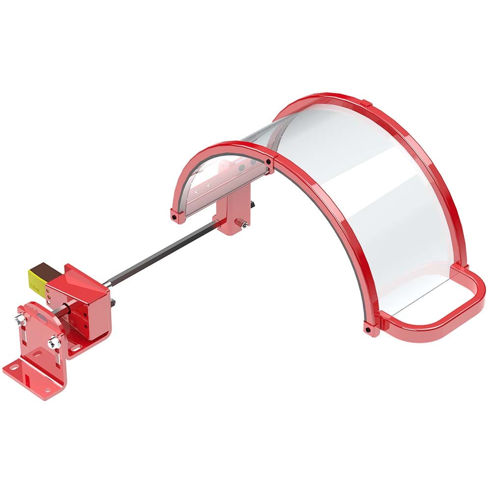 Rockford Systems - Lathe Chuck Guards; Type: Shield & Mount ; Shield Material: Steel; Polycarbonate ; For Minimum Chuck Size (Inch): 1 ; For Maximum Chuck Size (Inch): 18 ; Shield Width (Inch): 10 ; Shield Height (Inch): 10 - Exact Industrial Supply