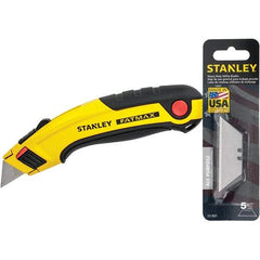 Stanley - Utility Knives, Snap Blades & Box Cutters Type: Retractable Utility Knife Blade Type: Retractable - Makers Industrial Supply