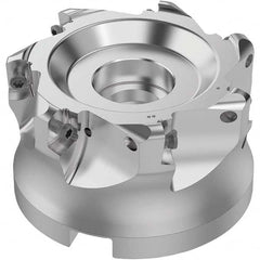 Seco - Indexable High-Feed Face Mills Cutting Diameter (mm): 84.00 Maximum Depth of Cut (mm): 1.80 - Makers Industrial Supply