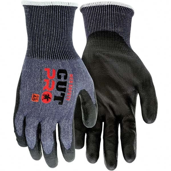 MCR Safety - Size S, ANSI Cut Lvl A5, Polyurethane Coated Cut Resistant Gloves - Makers Industrial Supply