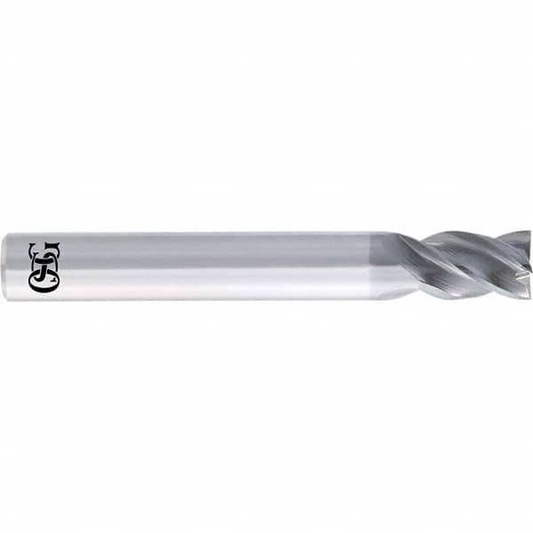 Square End Mill: 3/8'' Dia, 7/8'' LOC, 3/8'' Shank Dia, 2-1/2'' OAL, 4 Flutes, Solid Carbide Single End, Duarise Finish, Straight Flute, Variable Helix, Centercutting, RH Cut, RH Flute, Series 8200