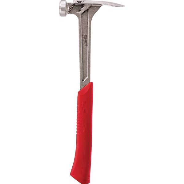 Milwaukee Tool - Nail & Framing Hammers Claw Style: Straight Head Weight Range: 17 oz. - 20 oz. - Makers Industrial Supply