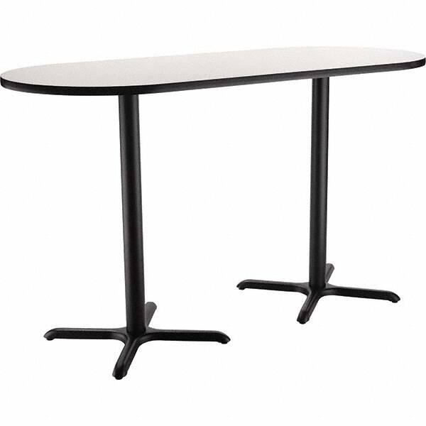 National Public Seating - Stationary Tables Type: Breakroom Material: HPL Particleboard Core w/T-Mold; Steel - Makers Industrial Supply