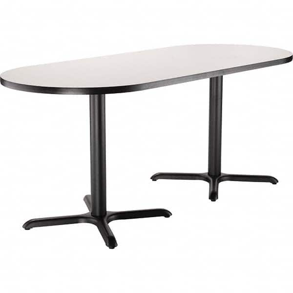 National Public Seating - Stationary Tables Type: Breakroom Material: HPL Particleboard Core w/T-Mold; Steel - Makers Industrial Supply