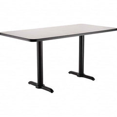 National Public Seating - Stationary Tables Type: Breakroom Material: HPL Particleboard Core w/T-Mold; Steel - Makers Industrial Supply