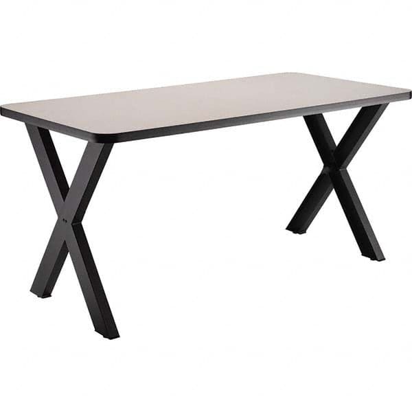 National Public Seating - Stationary Tables Type: Cafeteria Tables Material: HPL Top; MDF Core w/Protect Edge; Steel - Makers Industrial Supply