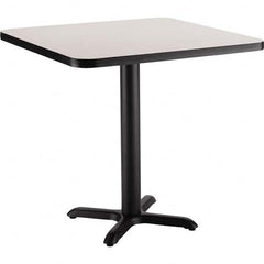 National Public Seating - Stationary Tables Type: Breakroom Material: HPL Particleboard Core w/T-Mold; Steel - Makers Industrial Supply