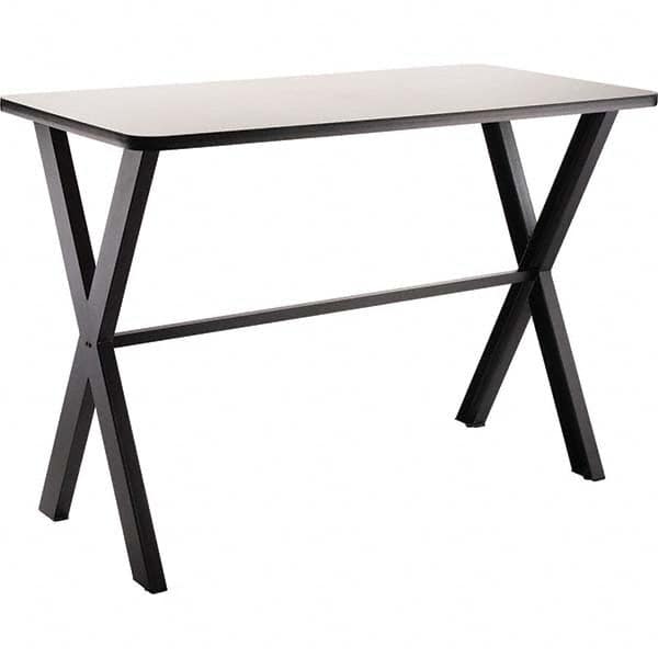 National Public Seating - Stationary Tables Type: Cafeteria Tables Material: HPL Top; MDF Core w/Protect Edge; Steel - Makers Industrial Supply