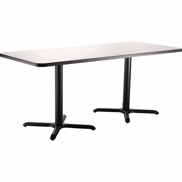 National Public Seating - Stationary Tables Type: Breakroom Material: HPL Particleboard Core w/T-Mold; Steel - Makers Industrial Supply