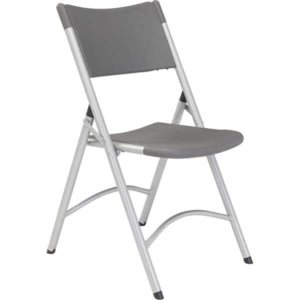 National Public Seating - Folding Chairs Pad Type: Folding Chair w/Plastic Seat & Back Material: Plastic/Steel - Makers Industrial Supply