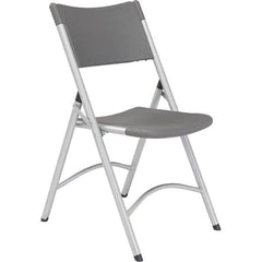 National Public Seating - Folding Chairs Pad Type: Folding Chair w/Plastic Seat & Back Material: Plastic/Steel - Makers Industrial Supply