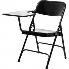 National Public Seating - Folding Chairs Pad Type: Folding Chair W/Tablet Arm Material: Steel - Makers Industrial Supply